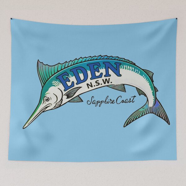 Item preview, Eden NSW Marlin - Sapphire Coast designed and sold by Corinne Alexa Jackson.