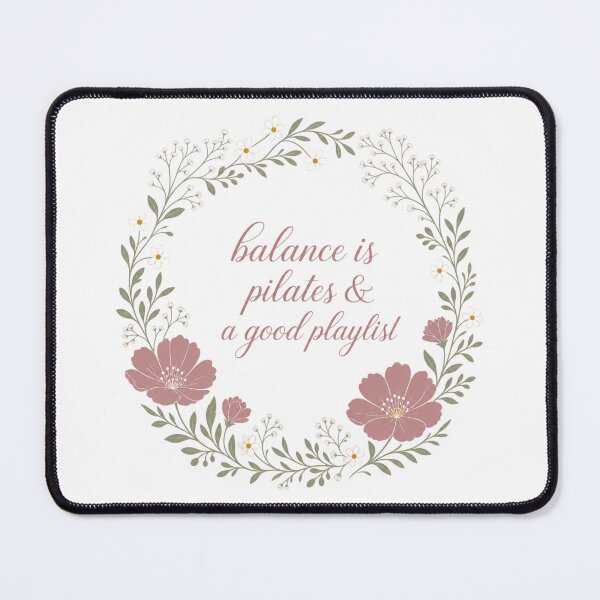 Item preview, Balance Is Pilates & A Good Playlist designed and sold by LeeTowleArt.