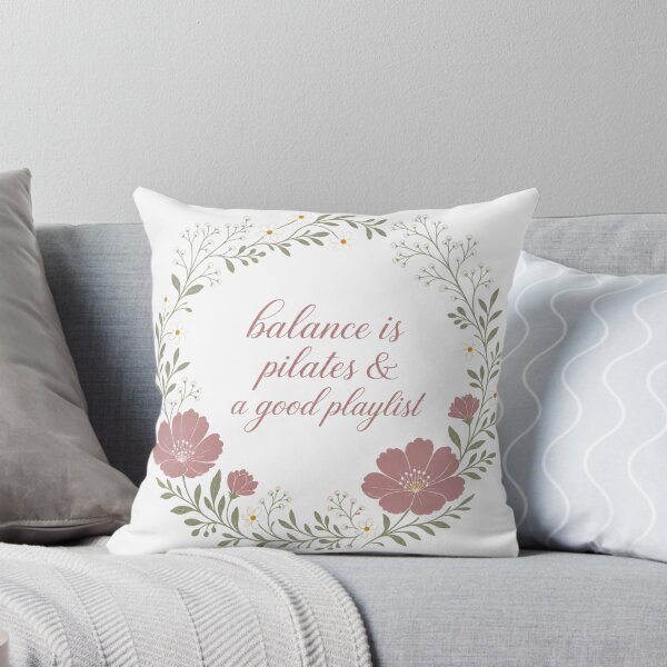Item preview, Balance Is Pilates & A Good Playlist designed and sold by LeeTowleArt.