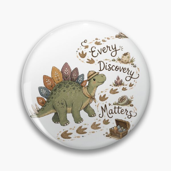 Item preview, Trail Tracker - Cute Prehistoric Stegosaurus Dinosaur designed and sold by bapupa.