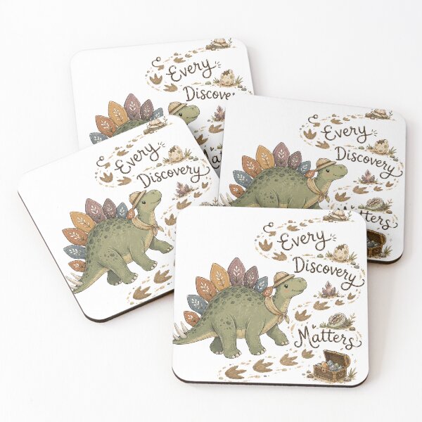 Item preview, Trail Tracker - Cute Prehistoric Stegosaurus Dinosaur designed and sold by bapupa.