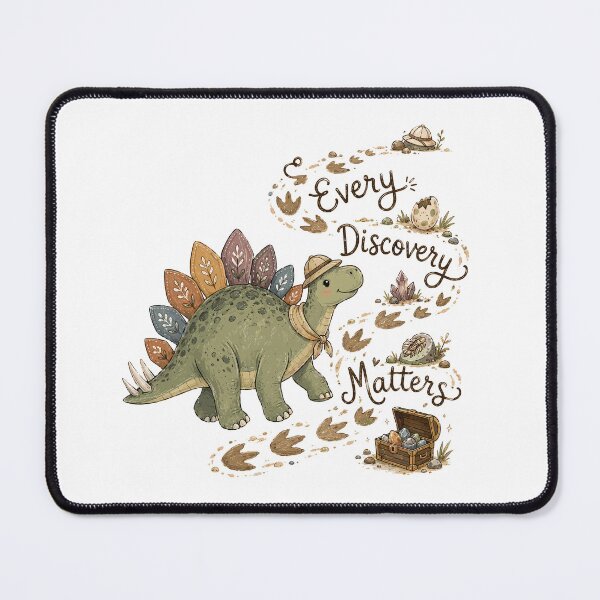 Item preview, Trail Tracker - Cute Prehistoric Stegosaurus Dinosaur designed and sold by bapupa.
