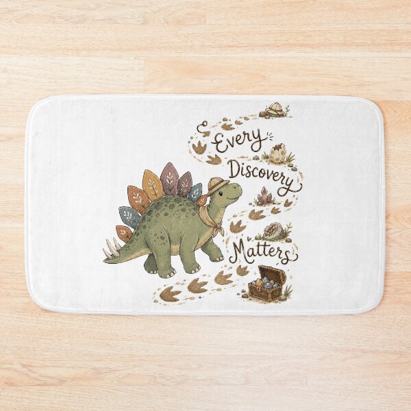 Item preview, Trail Tracker - Cute Prehistoric Stegosaurus Dinosaur designed and sold by bapupa.