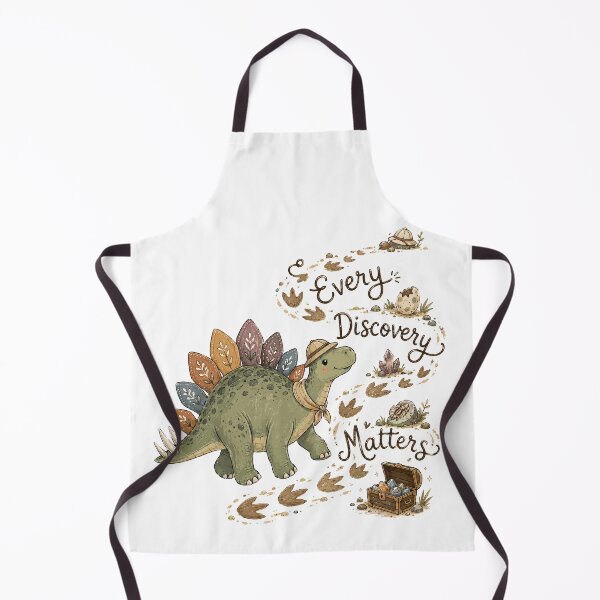 Item preview, Trail Tracker - Cute Prehistoric Stegosaurus Dinosaur designed and sold by bapupa.