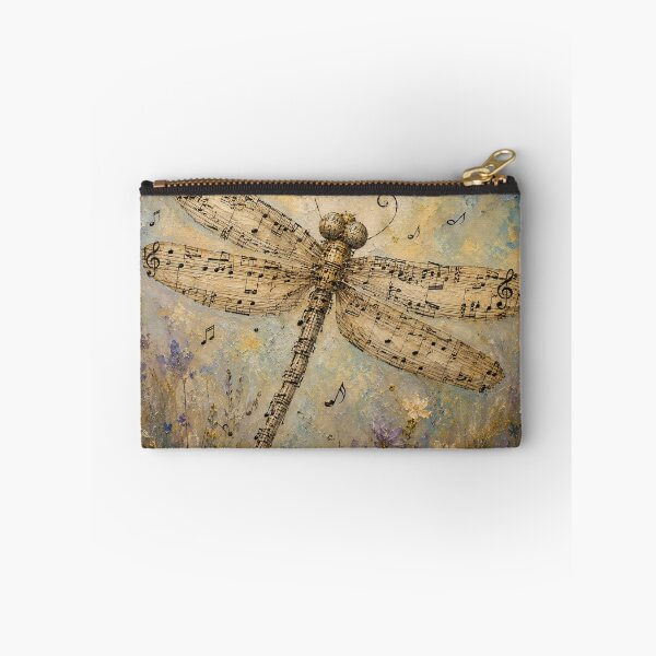 Item preview, Dragonfly Made of Musical Notes designed and sold by ArcaneVisionArt.