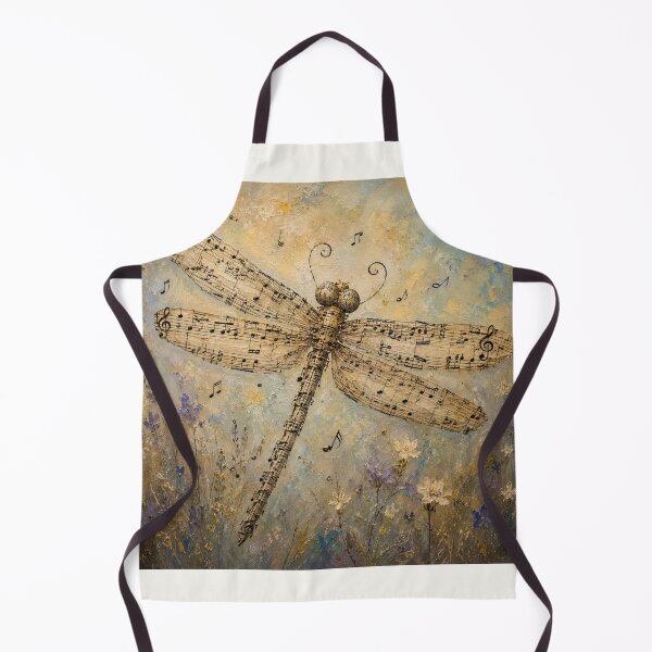 Item preview, Dragonfly Made of Musical Notes designed and sold by ArcaneVisionArt.