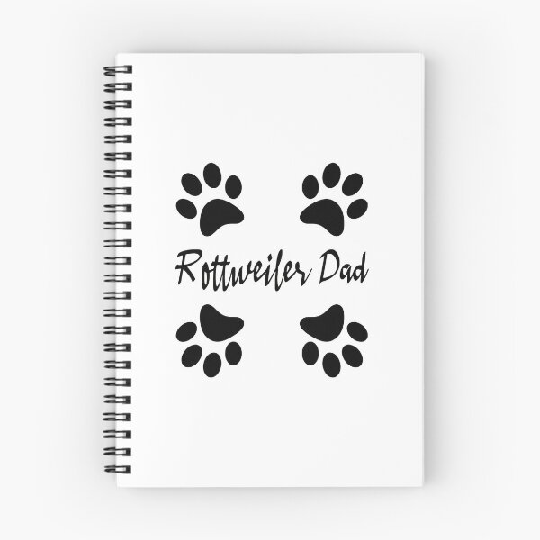 Item preview, Rottweiler Dad Paw Prints Dog Lover Gift designed and sold by SoyLamderma.