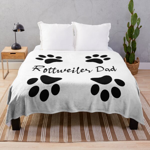 Item preview, Rottweiler Dad Paw Prints Dog Lover Gift designed and sold by SoyLamderma.