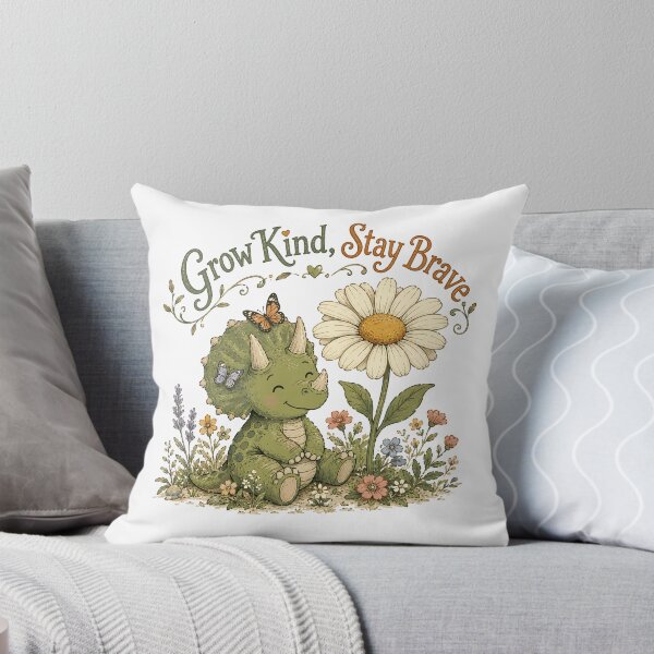 Item preview, Blossom Buddy - Cute Prehistoric Triceratops Dinosaur designed and sold by bapupa.
