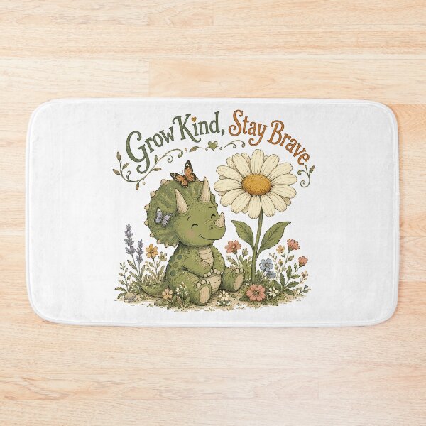 Item preview, Blossom Buddy - Cute Prehistoric Triceratops Dinosaur designed and sold by bapupa.