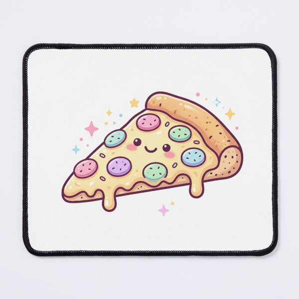 Item preview, Kawaii Pizza Slice – Cute Food Sticker designed and sold by Cerys-GS.