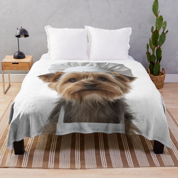 Item preview, Silky Terrier Chef Dog Funny Cooking Apron Hat Cute Pet Portrait designed and sold by LazyOwlStore.