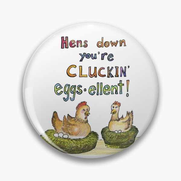 Item preview, Cluckin' Eggsellent (excellent) designed and sold by ArtByAbend.