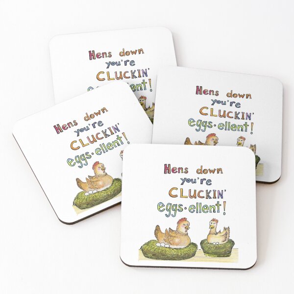 Item preview, Cluckin' Eggsellent (excellent) designed and sold by ArtByAbend.