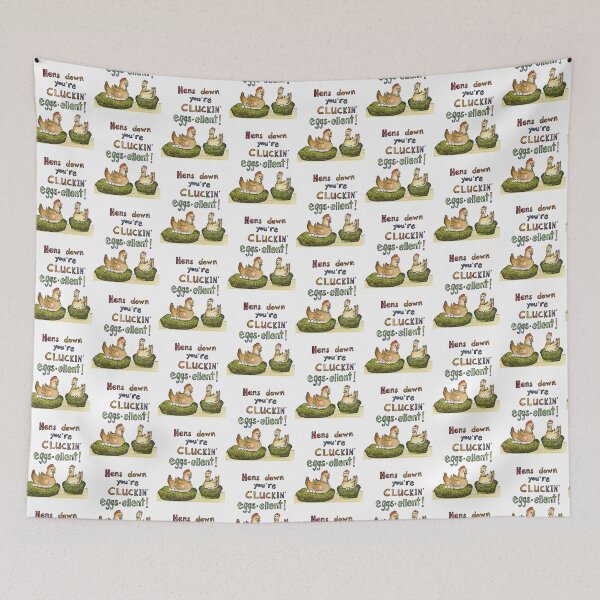Item preview, Cluckin' Eggsellent (excellent) designed and sold by ArtByAbend.