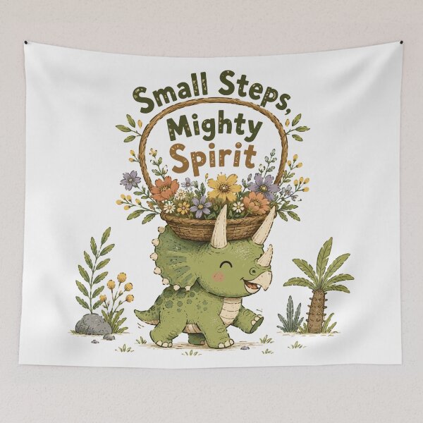 Item preview, Horned Helper - Cute Prehistoric Triceratops Dinosaur designed and sold by bapupa.