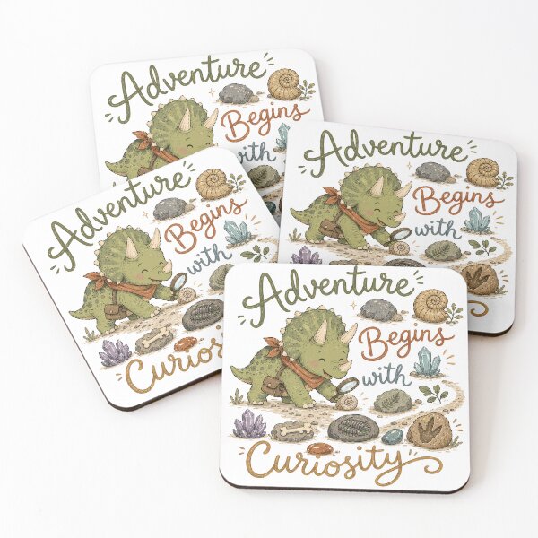 Item preview, Pebble Pathfinder - Cute Prehistoric Triceratops Dinosaur designed and sold by bapupa.