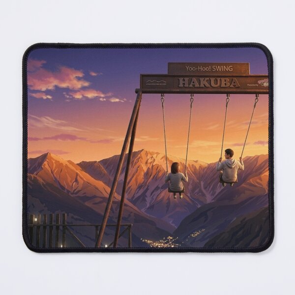 Item preview, Golden Sunset Over Hakuba Swing designed and sold by Kokeshidreams.