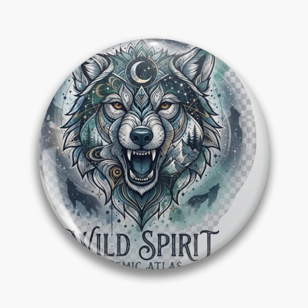Item preview, Wild Spirit Cosmic Atlas - Mystical Wolf Graphic Streetwear designed and sold by johnExpress02.