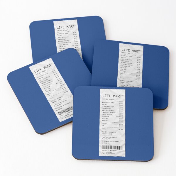 Item preview, Life Mart Grocery Receipt Funny Mental Health Meme designed and sold by Bhinfy.