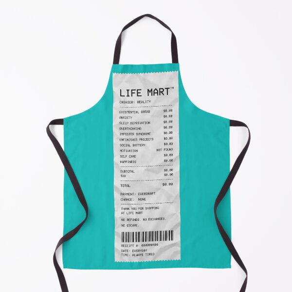 Item preview, Life Mart Grocery Receipt Funny Mental Health Meme designed and sold by Bhinfy.