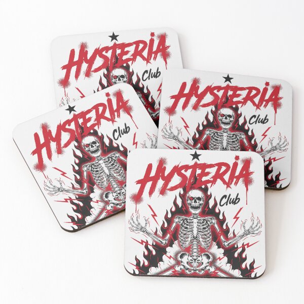 Item preview, Hysteria Club Flaming Skeleton Punk Graphic designed and sold by Enea Kelo.