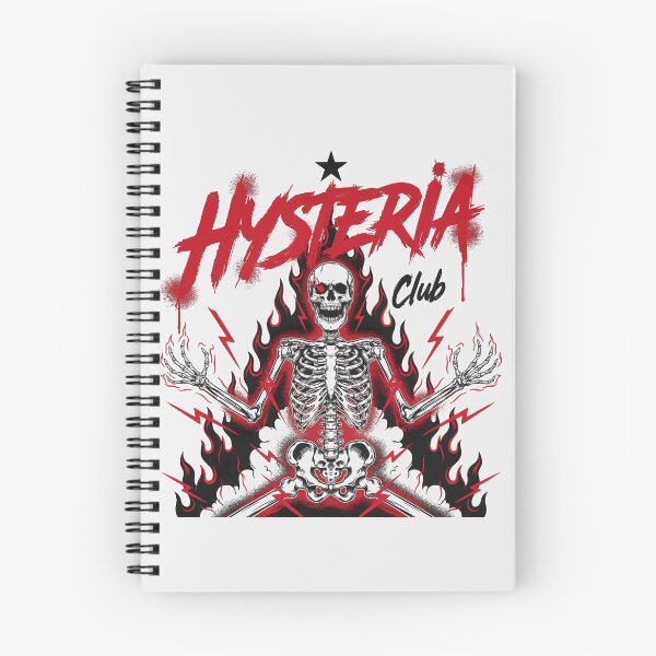 Item preview, Hysteria Club Flaming Skeleton Punk Graphic designed and sold by Enea Kelo.