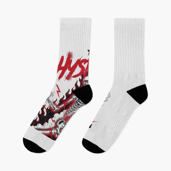 Item preview, Hysteria Club Flaming Skeleton Punk Graphic designed and sold by Enea Kelo.