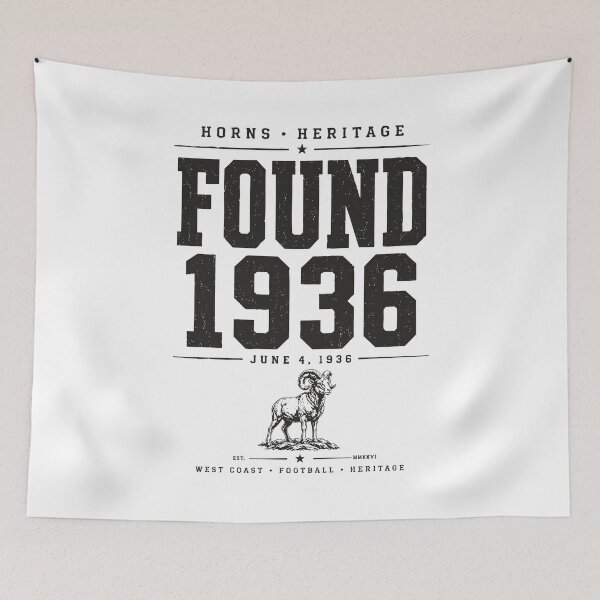 Item preview, Found 1936 — Vintage West Coast Football Heritage designed and sold by elcarnero.