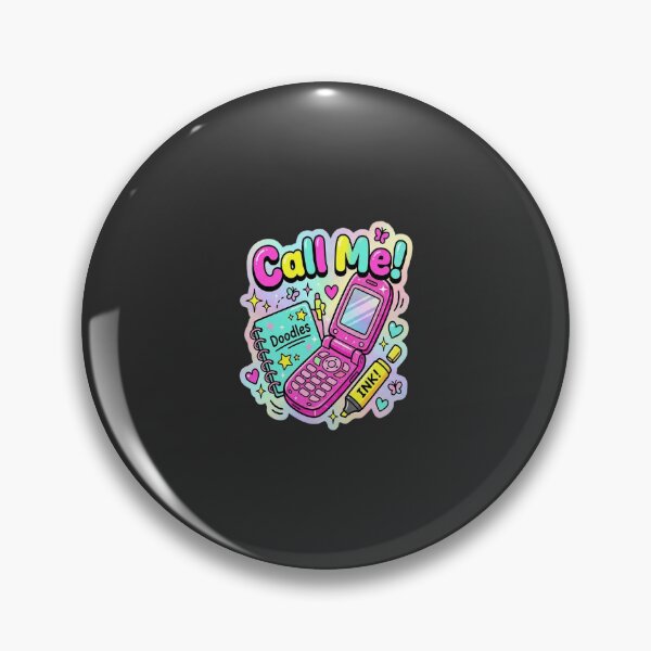 Item preview, Call Me! Retro Y2K Flip Phone designed and sold by Sheenkhan.