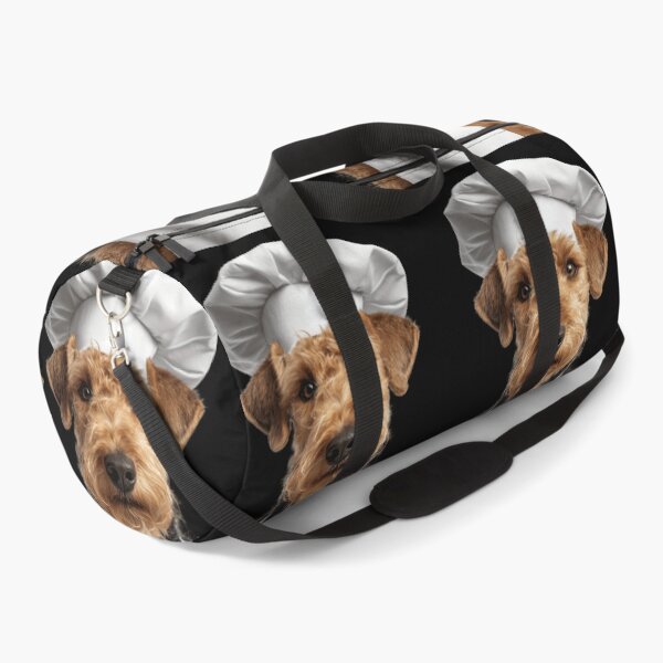 Item preview, Welsh Terrier Chef Dog Funny Cooking Apron Hat Cute Pet Portrait designed and sold by LazyOwlStore.