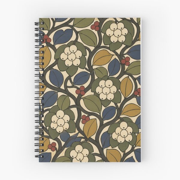 Item preview, Arts and Crafts Snowberries and Vines — William Morris Style Pattern designed and sold by Planthem.