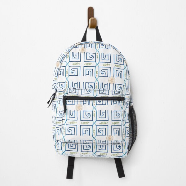 Item preview, Aegean Greek Key Pattern – Blue White Mediterranean Meander Geometric Coastal Design designed and sold by Tamas Das.
