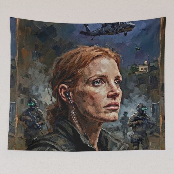 Item preview, Zero Dark Thirty Military Thriller Fine Art Tribute designed and sold by Art's Diner.