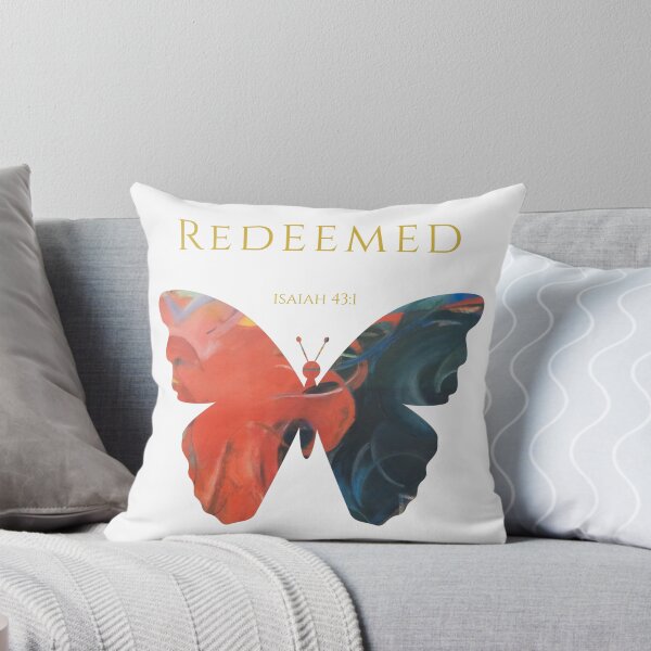 Item preview, Redeemed Abstract Butterfly Christian Art Scripture Faith Gift Many Parts One Beauty Isaiah 43 1 designed and sold by KittenAndCo.