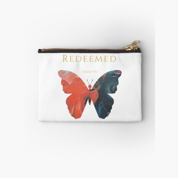 Item preview, Redeemed Abstract Butterfly Christian Art Scripture Faith Gift Many Parts One Beauty Isaiah 43 1 designed and sold by KittenAndCo.