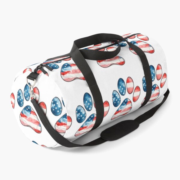 Item preview, American Flag Paw Print Watercolor Art designed and sold by SoyLamderma.