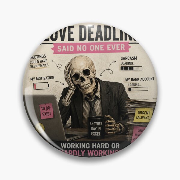 Item preview, I Love Deadlines Said No One Ever Office Meme designed and sold by CartRex.