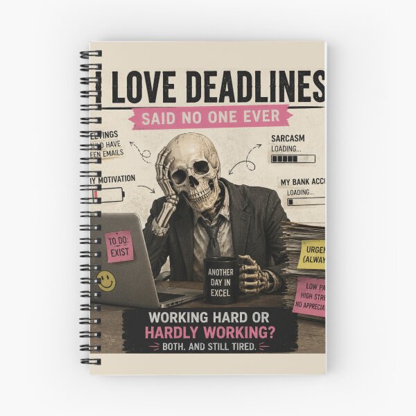 Item preview, I Love Deadlines Said No One Ever Office Meme designed and sold by CartRex.