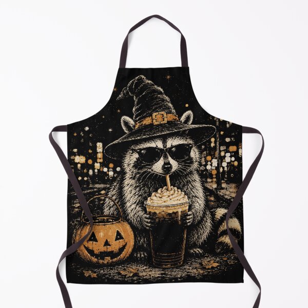 Item preview, Raccoon Drinking Pumpkin Cream Cold Brew Fall Coffee Lover designed and sold by DesignsByAnett.