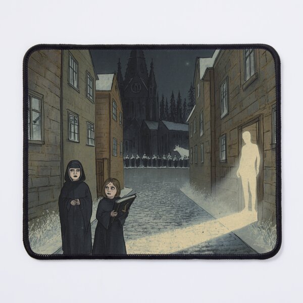 Item preview, Wandering Shadow Through Cathedral Winter designed and sold by GeoWhimsy Studio.