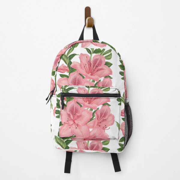 Item preview, pink azalea flower botanical art designed and sold by introvertarts.