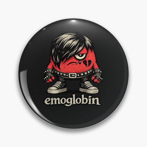 Item preview, Emoglobin – The Emo Red Blood Cell designed and sold by yayor.
