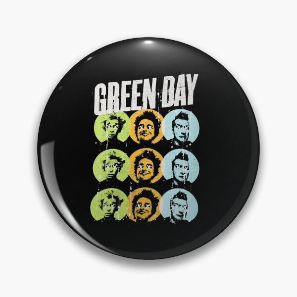 Item preview, Green Day Pop Art Circle Portrait Collage T-Shirt designed and sold by NorthenStudio.