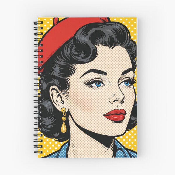 Item preview, Vintage French Girl in Red Beret - Pop Art Portrait designed and sold by MAISON SYLVIE.