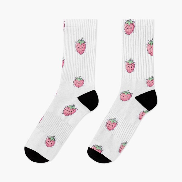 Item preview, Kawaii Strawberry – Cute Fruit Sticker designed and sold by Cerys-GS.