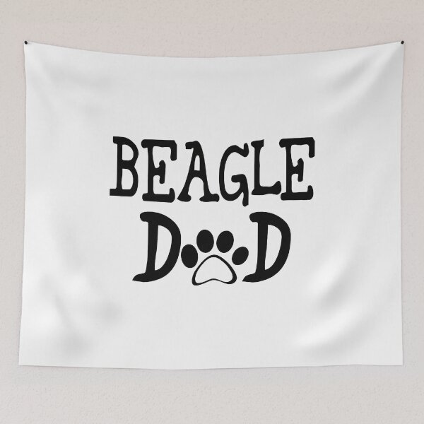 Item preview, Beagle Dad Paw Print Dog Lover Graphic designed and sold by SoyLamderma.