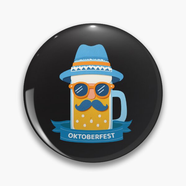 Item preview, Oktoberfest Beer wearing a Hat and Sunglasses. Funny Beer. designed and sold by DSoriaDesign.