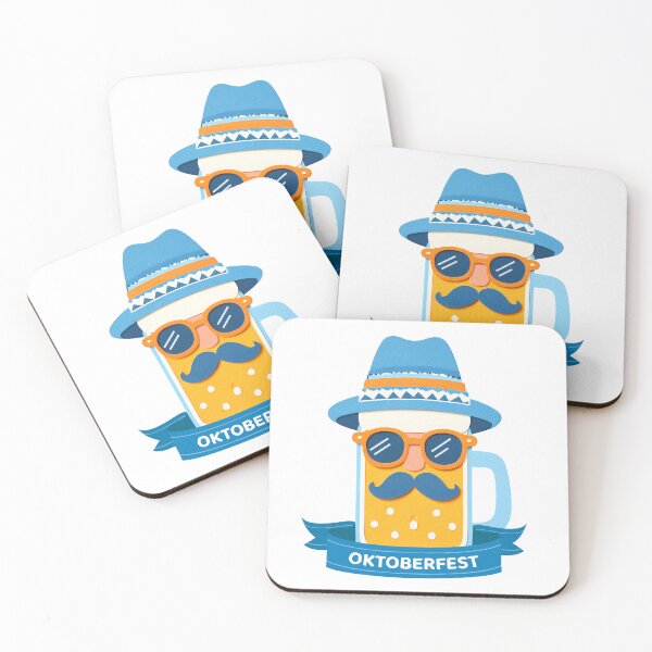 Item preview, Oktoberfest Beer wearing a Hat and Sunglasses. Funny Beer. designed and sold by DSoriaDesign.