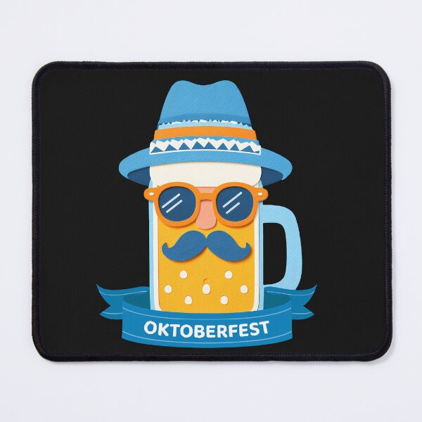 Item preview, Oktoberfest Beer wearing a Hat and Sunglasses. Funny Beer. designed and sold by DSoriaDesign.